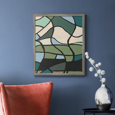 Multicolor Stained Glass II Premium Framed Canvas - Ready to Hang