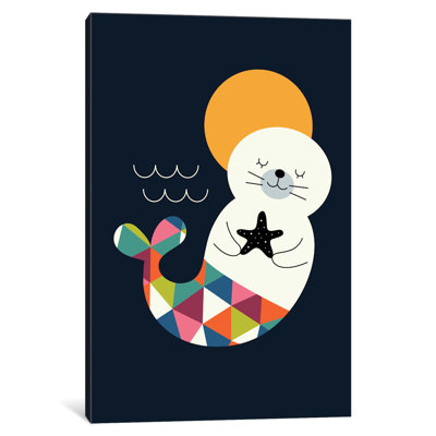« seal sirène » par andy westface-impression sur toile tendue