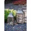 Ensemble de 2 grandes lanternes en bois classiques