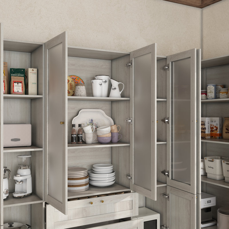 Grand garde-manger de coin de 94,5 po