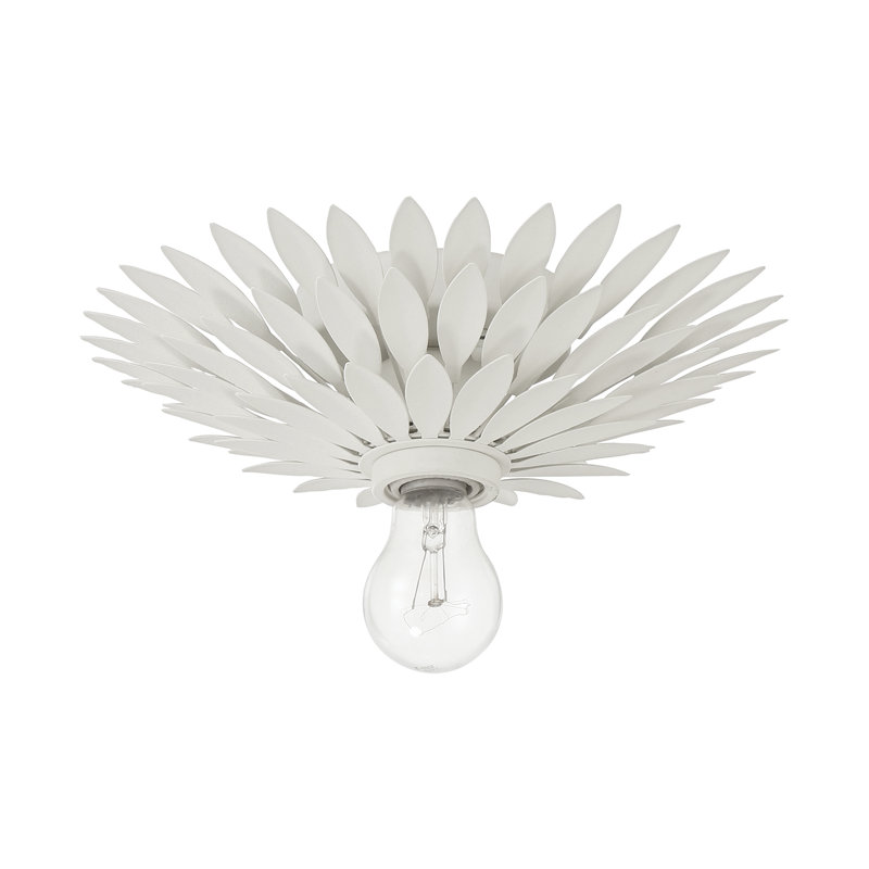 Dassel 1 Light Matte White Flush Mount