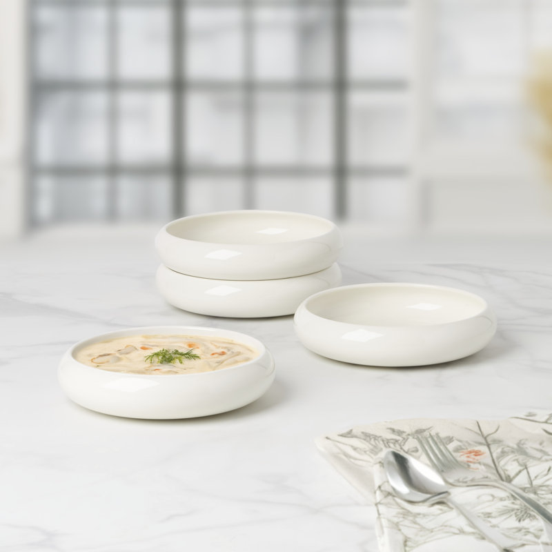 Oneida Quirk Pasta Bowls, Set of 4