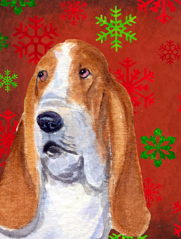 Drapeau rouge et vert Vart, Basset hound 5