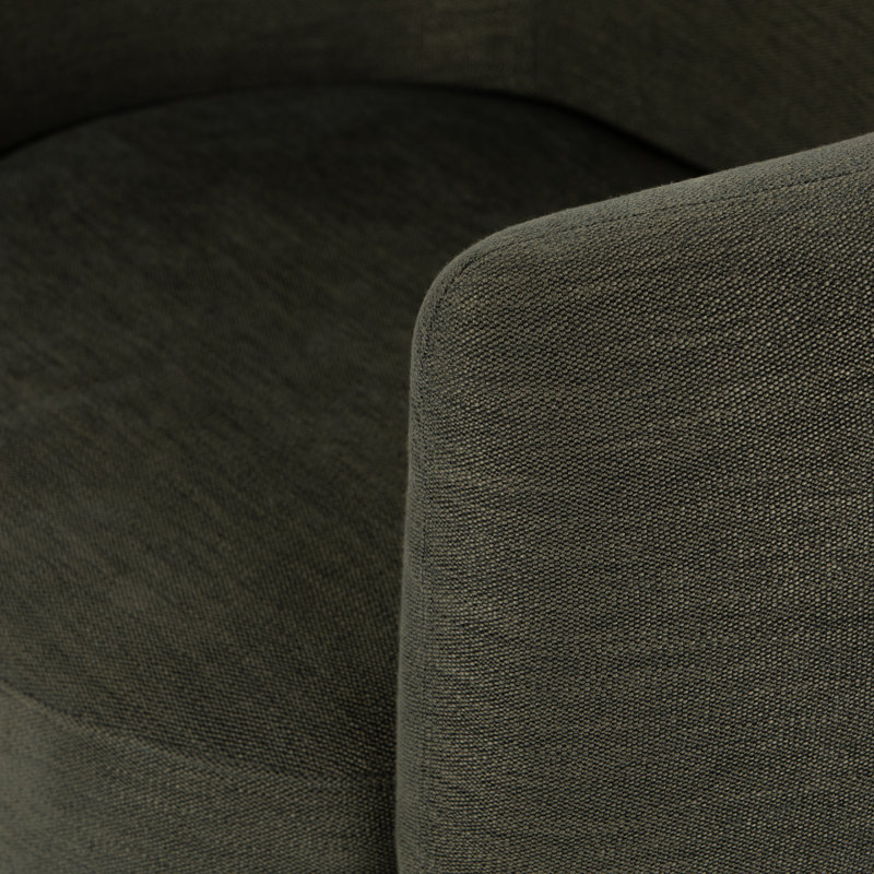 Calista Swivel Tufted Barrel Chair