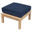 St. Lucia Teak Outdoor Ottoman-1651629376