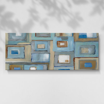 Variation on Greek Key I- Gallery Wrapped Canvas -Ready to Hang