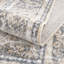 Tapis oriental en polyester tissé à la machine en beige-1028671022