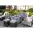 9 - Person Patio Conversation Set with Cushions