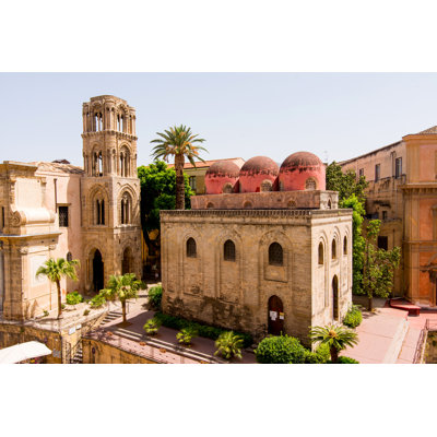 San Cataldo Church In Palermo, Sicily. Italy. by LuckyTD - Wrapped Canvas Print