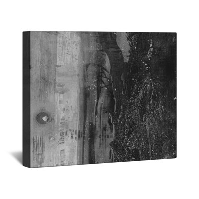 Monochrome Abstract Texture Canvas  Gallery Wrap in Many Sizes