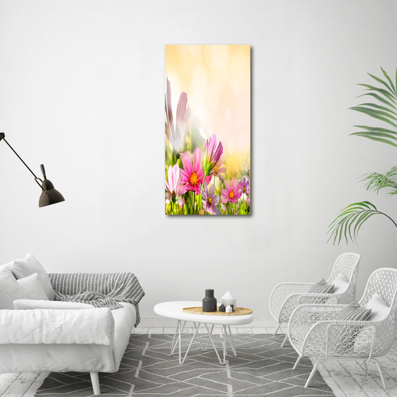 Field Flowers - Wrapped Canvas Print