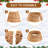 Woven Hyacinth Christmas Tree Collar Basket – Rustic Base Cover