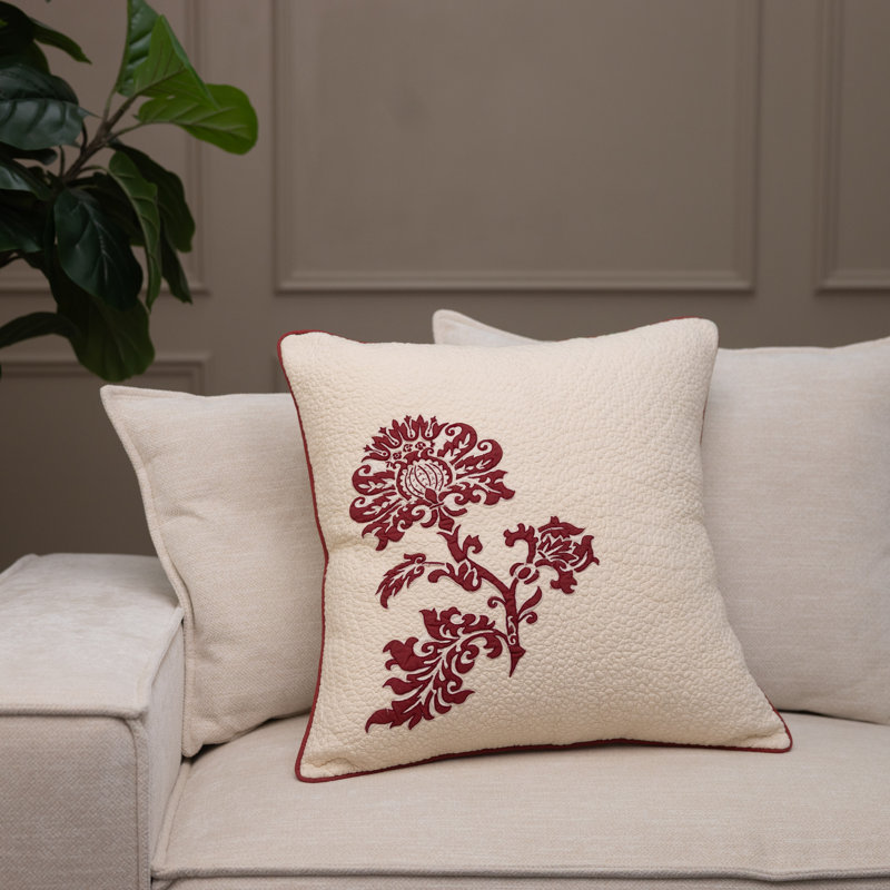 Square Pillow Cover & Insert, Red