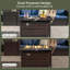 Table de foyer au propane 45 po avec pierres en verre et housse de protection 