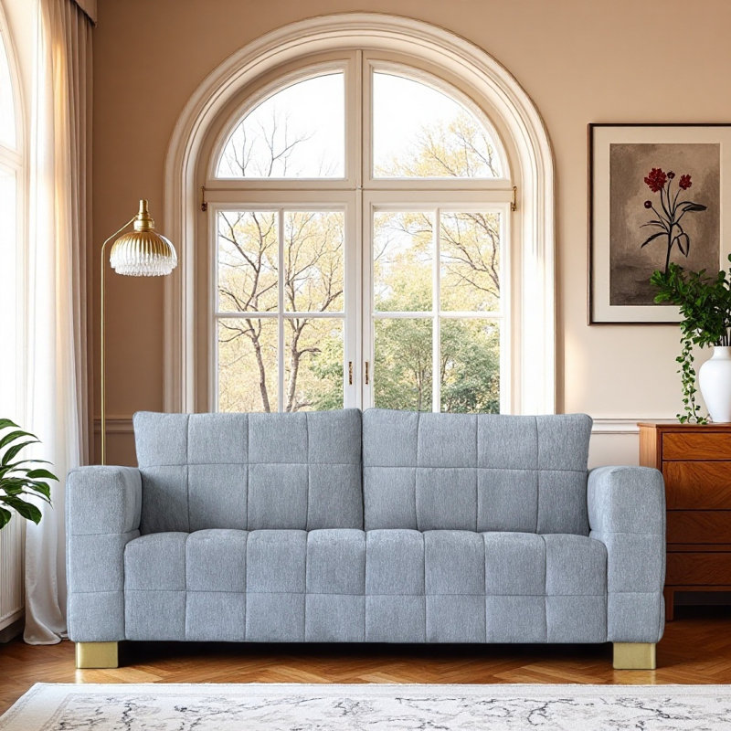 FX-P54-LG SOFA, Light Gray