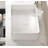 20-Inch Rectangular Striped Vessel Ceramic Bathroom Sink - Faucet & Cabinet Not Included.-115712891