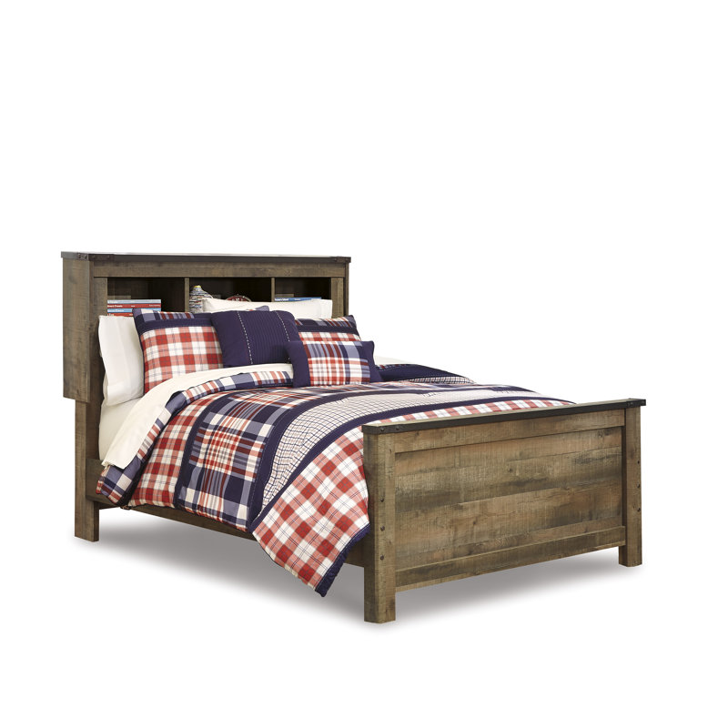 Trinell Full Bookcase Panel Bed