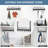 Metal Over-the-Door Towel Hooks with Rust-Resistant