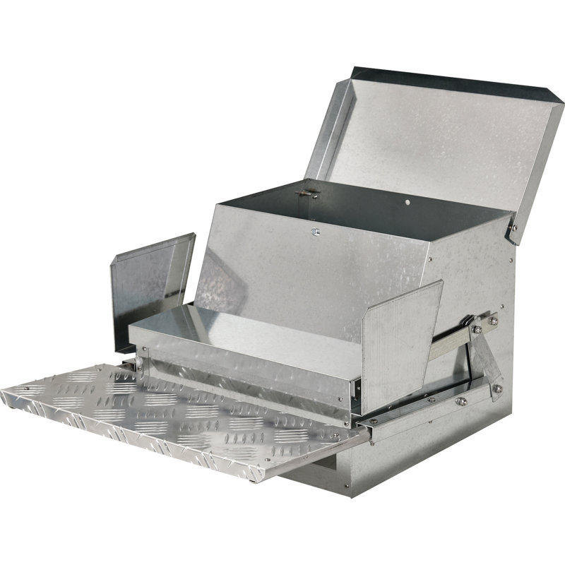Système d'alimentation pour poulets d'une capacité de 30 lb - Acier galvanisé, aluminium