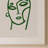 Abstract Greenface Print 1-1179282040
