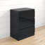 Carlton 3 Drawer Chest Of Drawers: 60cm Wide. High Gloss Front. Scratch Resistant. Modern No Handle Design. 12cm Deep Drawers-39703020