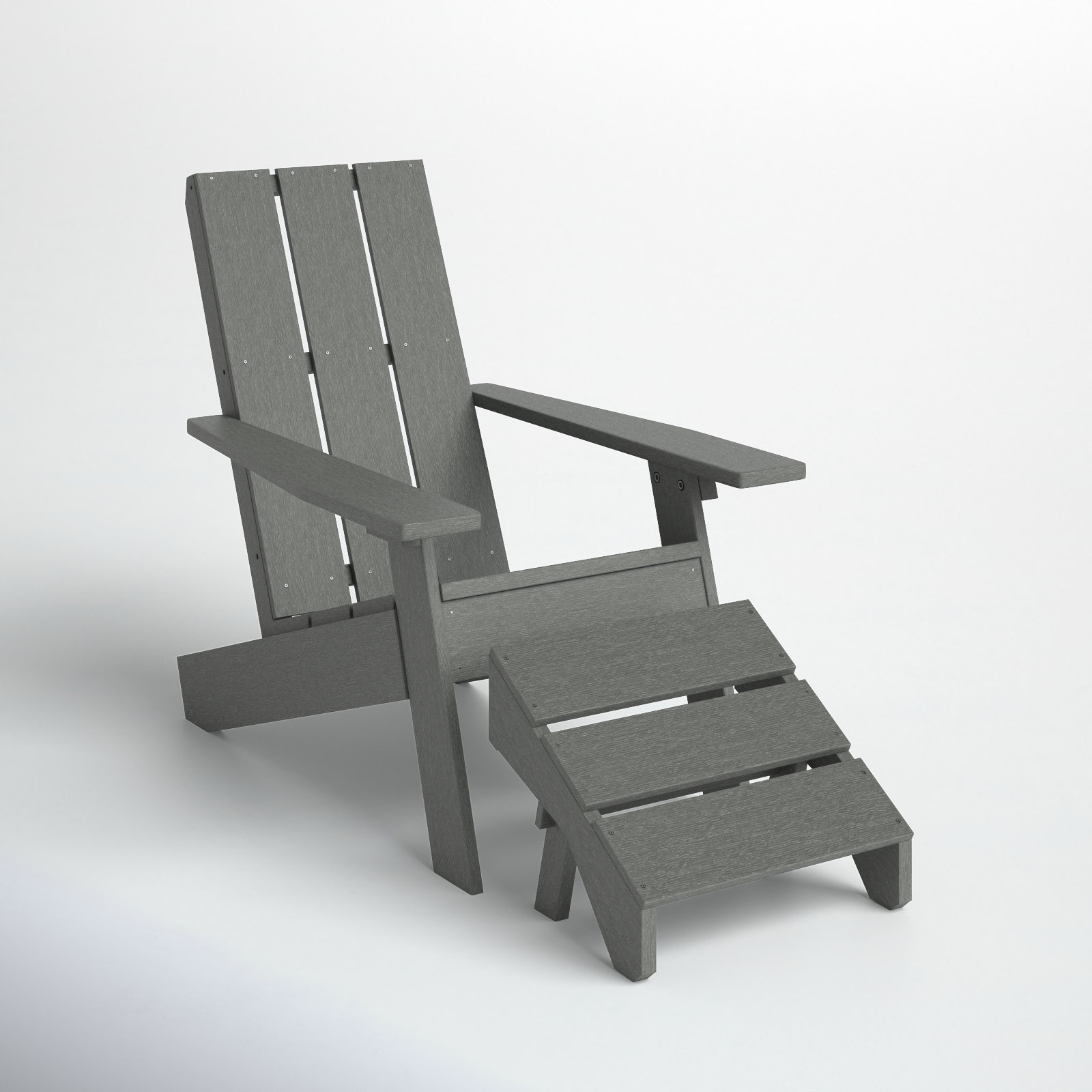 Byrnes Adirondack Chair, Gray
