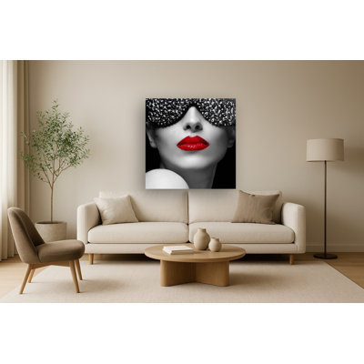 Shades Frameless Tempered Glass Wall Art - 50" x 50"