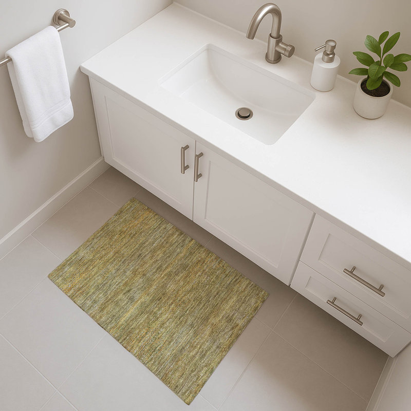 Premium Machine Washable Marasco AMF1633 Stripes Rug, Rectangle 1'8" x 2'6"