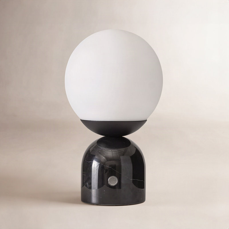 Mila Dimmable LED Table Lamp, Black, 9.84'' H X 6'' W X 6'' D