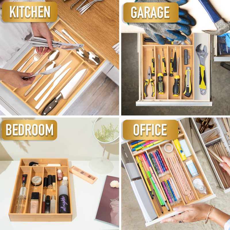 Rangement pour ustensiles de cuisine Silverware Organiser