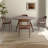 Creative simple circular dining table-111015012