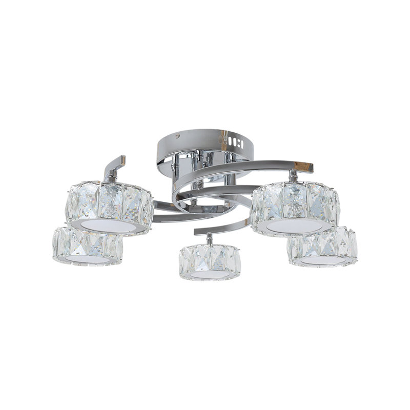 Glass LED Semi Flush Mount