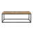 Patio Industrial Wood And Metal Bench