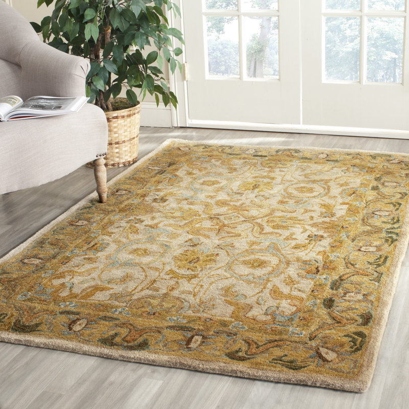 Tapis oriental en laine touffeté à la main Tingley, Rectangle 8 pi x 10 pi