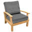 Monterey Teak Outdoor Deep Seating Lounge Chair-1738024065