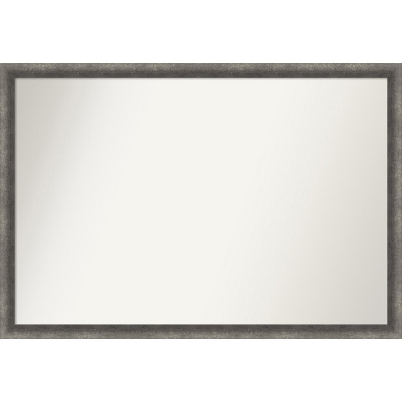 Shaletha Solid Wood Wall Mirror, Rectangle, 28.75" x 39.75"