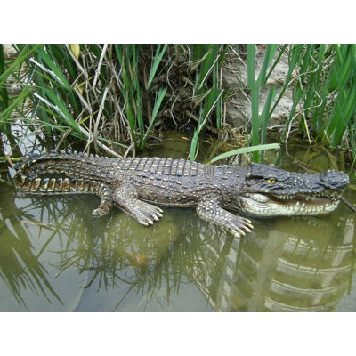 Statue de flotteur de crocodile