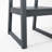 5 Grey Outdoor Dining For Patio - Table With Umbrella Hole And 4 Armrest Chairs, Ideal Backyard, Lawn, Deck Or Poolside, Long Service Life, Low Maintenance, High Impact Strength In High , Long-Lasting-777408006