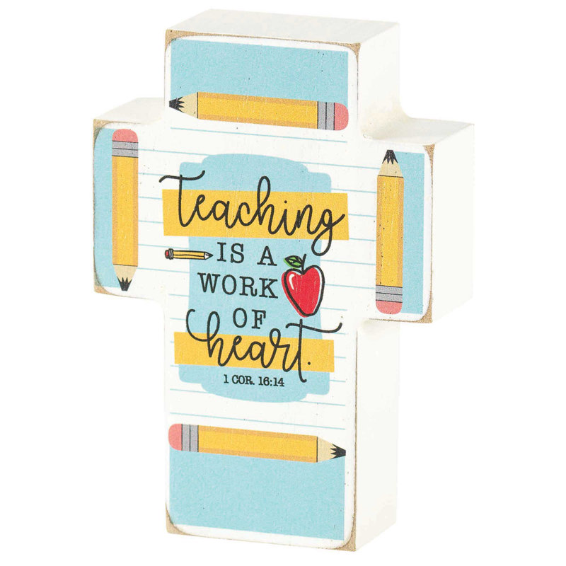 Plaque décorative Caelin Teaching Is a Work