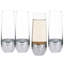 4 Piece 355ml Glass Flute Set-1221190539