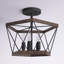 Piccirillo Steel Semi Flush Mount-993161556