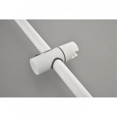 Système de douche complet avec pomme de douche effet pluie, douchette, barre de douche, jets corporels et garniture de robinetterie