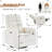 33"W Chenille Modern Power  Nursery Swivel Rocker Glider Recliner with USB & Type-C Charge, Wider Armrest and Double Pockets-1200731179