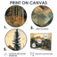 «Giovonie Mountain Treescape Mountain Layers II», art mural montagnes-1940395836-1940395833-1940395831