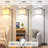 Arc Floor Lamp, Modern Floor Lamp With 9W 3 Color Temperatures Bulb, Metal Standing Lamps With Adjustable Hanging Lampshade, Tall Floor Lamps-766435290