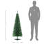 Arbre de Noël artificiel à forme allongée 5 pi avec 390 branches réalistes et support en plastique
