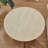 Elegant Round Travertine Texture Side Table – 21.2” Stone End Table, Modern Design, Durable, Minimalist