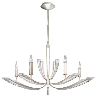 Lustre oblong 46 po Vol de Cristal