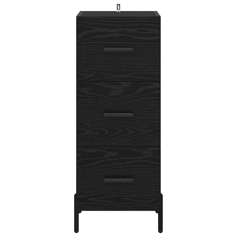 34.5cm Sideboard, Black Oak