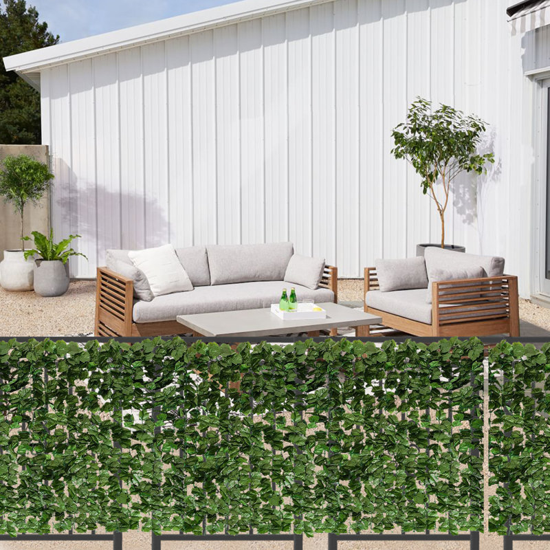 118 "plante de haie de lierre artificielle, 59 po x 95 po